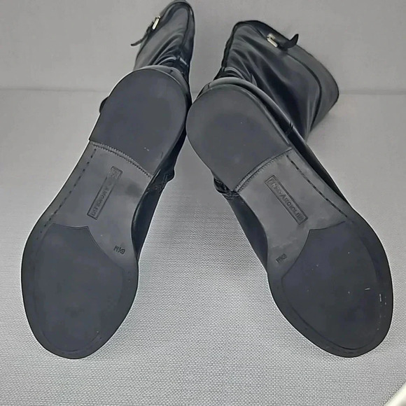 Enzo Angiolini Black Leather Riding Boots Size 8.5 - Picture 17 of 17